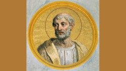 S. Clemente I, papa e mártir: suas relíquias são veneradas na igreja com seu nome