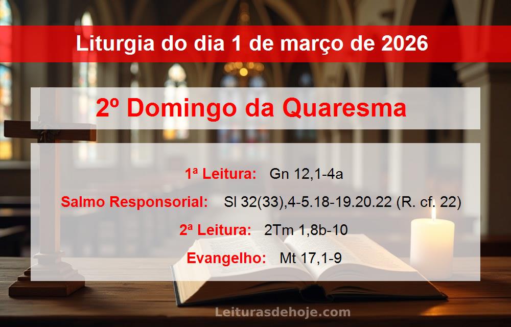 Liturgia do dia  1 de março de 2026