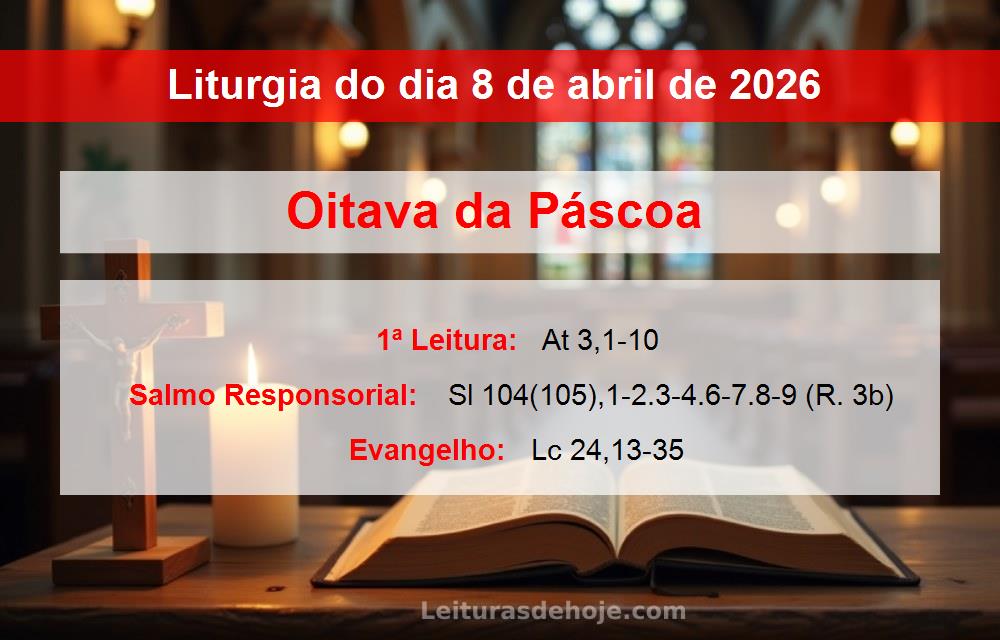 Liturgia do dia  8 de abril de 2026