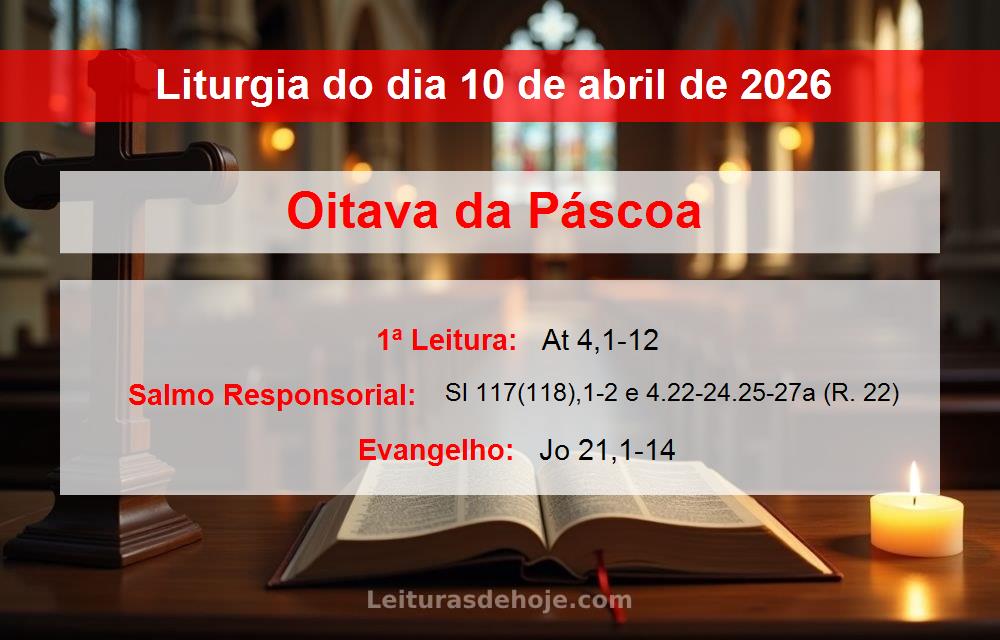 Liturgia do dia  10 de abril de 2026