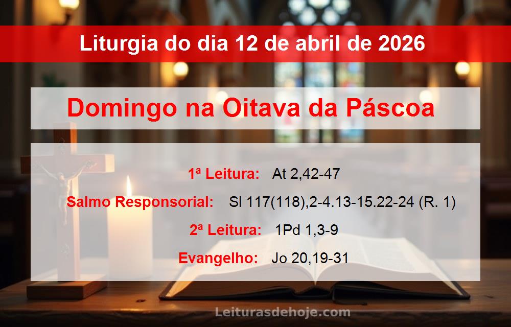 Liturgia do dia  12 de abril de 2026