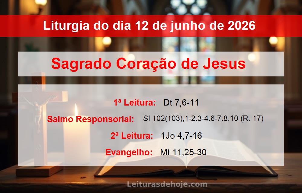 Liturgia do dia  12 de junho de 2026