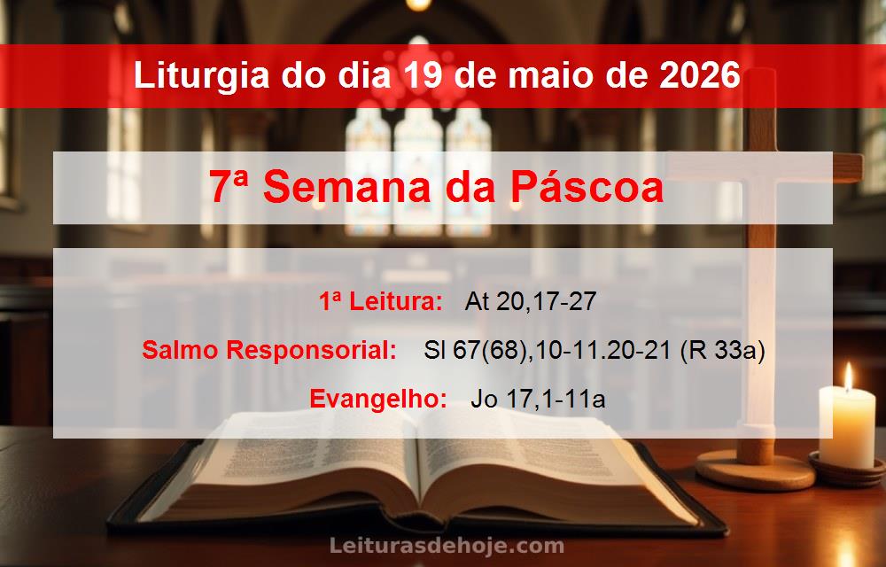 Liturgia do dia  19 de maio de 2026